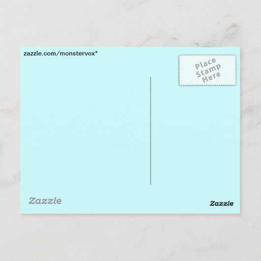 男の子です ポストカード (裏面)