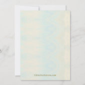 男の子でも女の子でもOK！ドライブスルー ベビーシャワー 招待状 (裏面)