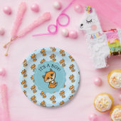 男の子で小さなキツネの男の子のシャワー ペーパープレート (パーティー)