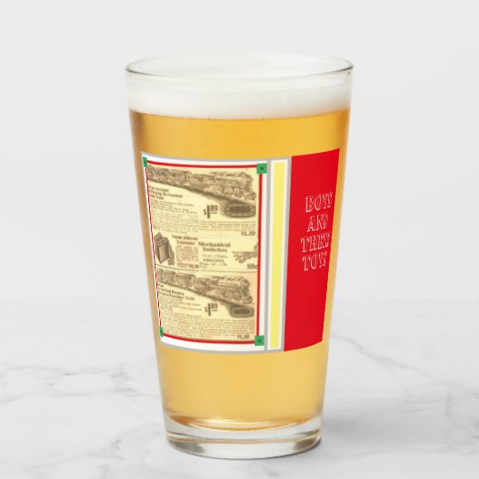 男の子とおもちゃの休日 タンブラーグラス (ドリンク正面)