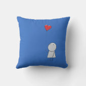 男の子とバルーン枕 クッション (裏面)