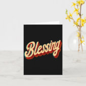 男の子と女の子のためのクールな祝福エンブレム カード (黄色い花)