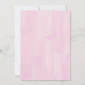 男の子と女の子の性別がバルーンウォーター色かわいい 招待状 (裏面)