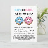 男の子と女の子の私たちは知っている性別のブランチを明らかにする 招待状 (スタンド正面)