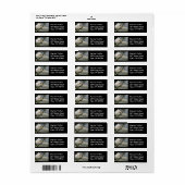 男の子と山富士北斎日本のファインアート ラベル (フルシート)