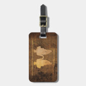 男の子と男の子のグルームズ結婚ゲイのギフト荷物タグ ラゲッジタグ (正面縦)