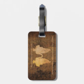 男の子と男の子のグルームズ結婚ゲイのギフト荷物タグ ラゲッジタグ (裏面縦)