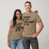 男の子と鹿おもしろいの笑わされる狩りシャツ Tシャツ (ユニセックス)