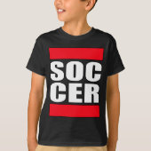 男の子のおもしろいなサッカーのTシャツ Tシャツ (正面)