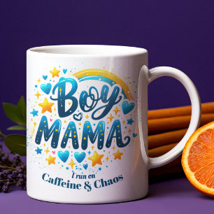 男の子のおもしろいマモダンマブルーギフト コーヒーマグカップ