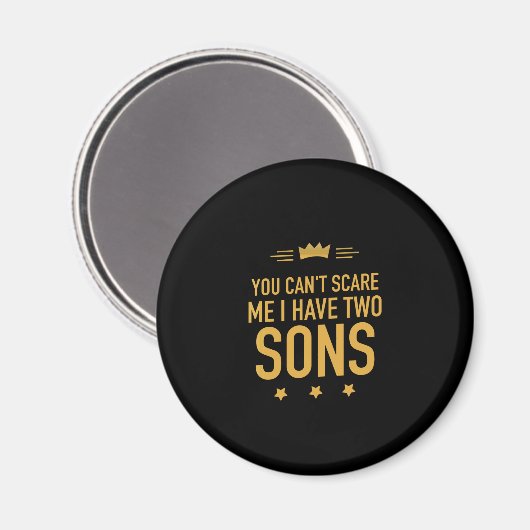 男の子のおもしろい母親に贈るお母さんの日 マグネット (正面/裏面)