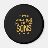 男の子のおもしろい母親に贈るお母さんの日 マグネット (正面)