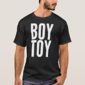 男の子のおもちゃのタイポグラフィのTシャツ Tシャツ (正面)