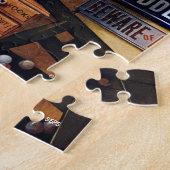 男の子のおもちゃの静物画 ジグソーパズル (側面)