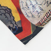 男の子のおもちゃの静物画 フリースブランケット (角)