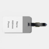 男の子のおもちゃの静物画 ラゲッジタグ (裏面横)