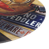 男の子のおもちゃの静物 カッティングボード (角)