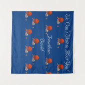 男の子のおもちゃをテーマ タペストリー (正面(横))