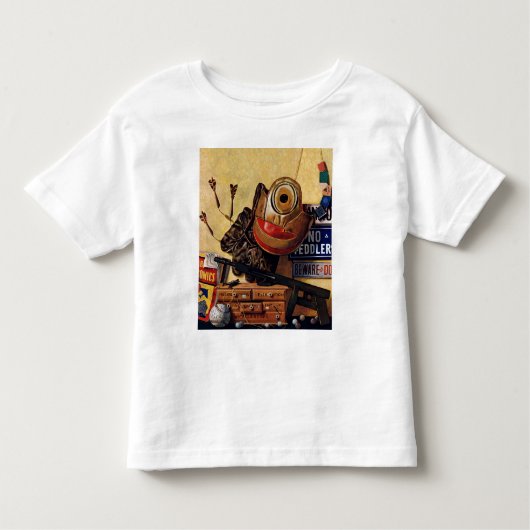 男の子のおもちゃライフ トドラーTシャツ (正面)