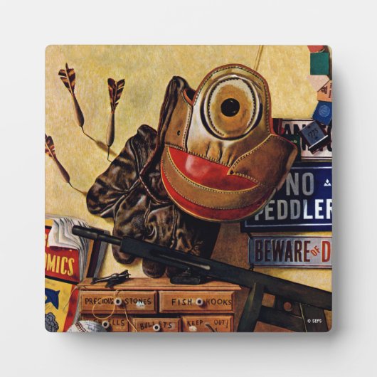 男の子のおもちゃライフ フォトプラーク (正面)