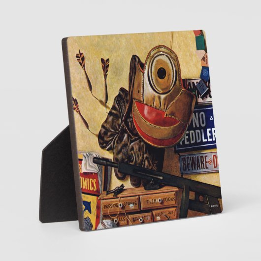 男の子のおもちゃライフ フォトプラーク (正面)