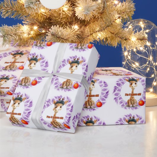 男の子のお誕生日おめでとう ラッピングペーパー (クリスマス)