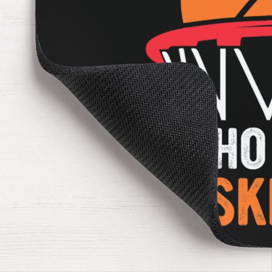 男の子のためのおもしろいバスケットボール – Basを愛する少年のみ マウスパッド (コーナー)