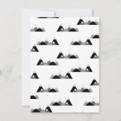 男の子のためのくまのベビーシャワーの招待 招待状 (裏面)