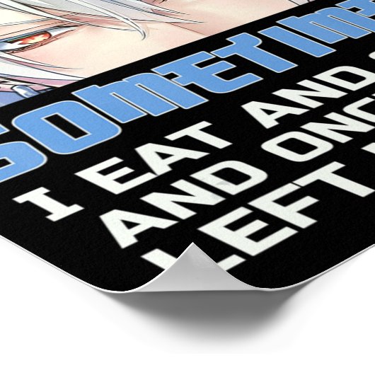 男の子のためのアニメギフト男性10代の若者かわいいアニメマーチ ポスター (角)