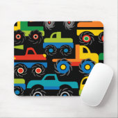 男の子のためのクールなモンスタートラックの交通機関のギフト マウスパッド (マウス)