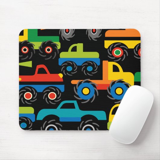男の子のためのクールなモンスタートラックの交通機関のギフト マウスパッド (マウス)