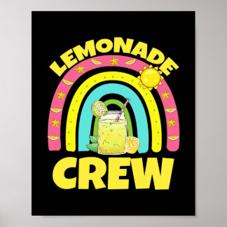男の子のためのジュースLemonadeクルー虹の子ども ポスター