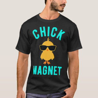 男の子のためのチおもしろいック磁石シャツイースターシャツ Tシャツ