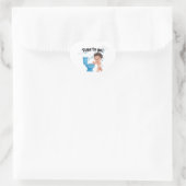 男の子のためのトイレの時間の子供のシール ハートシール (バッグ)