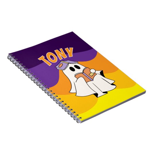 男の子のためのノート幽霊ギフトを許可 ノートブック (右側)