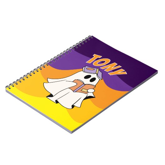 男の子のためのノート幽霊ギフトを許可 ノートブック (左側)