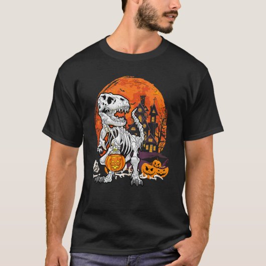 男の子のためのハロウィーン衣装レックスミイラ Tシャツ (正面)