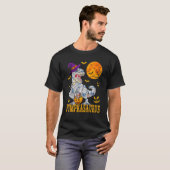 男の子のためのハロウィーンPumpkasaurus恐竜プム Tシャツ (正面フル)