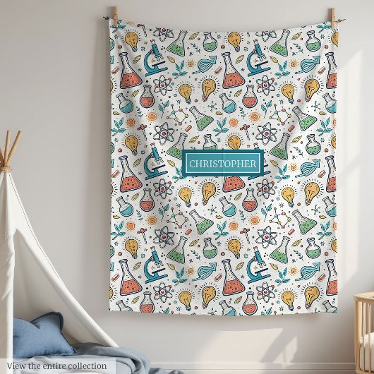 男の子のためのパステルカラーとシックな学校の毛布 フリースブランケット