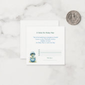 男の子のためのベビーレックスディノベビーシャワーのためのノート ノートカード (正面/裏面インサイチュ)