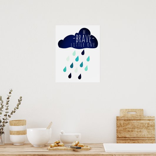 男の子のための勇敢な小さな子供の子供部屋のポスター ポスター (キッチン)