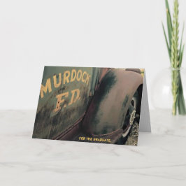 男の子のための卒業カード カード