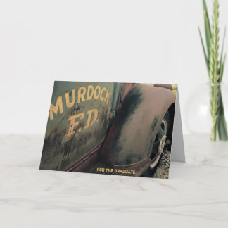 男の子のための卒業カード カード