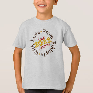 男の子のための永久に家の採用のワイシャツ Tシャツ