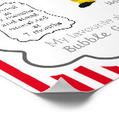 男の子のための消防士の最初の誕生日ポスター ポスター (角)