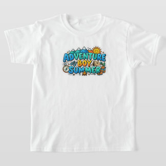 男の子のための涼しい夏のTシャツデザイン Tシャツ