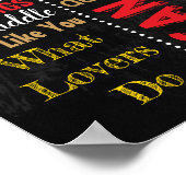 男の子のための第8誕生日パーティーのチョークボードのサイン ポスター (角)