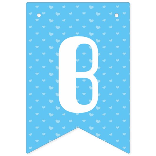 男の子のための象と赤ちゃんシャワーのバンティング旗 バンティングフラッグ (第2の旗)