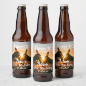 男の子のための21歳の誕生日パーティー応援ビール ビールラベル (ボトル)