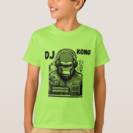 男の子のためのDjコングTシャツ Tシャツ (正面)